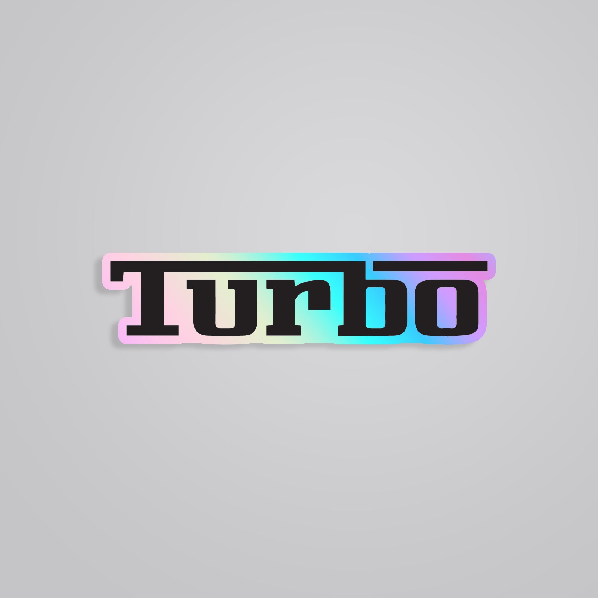 Fomo Store Holographic Stickers Cars & Bikes Turbo