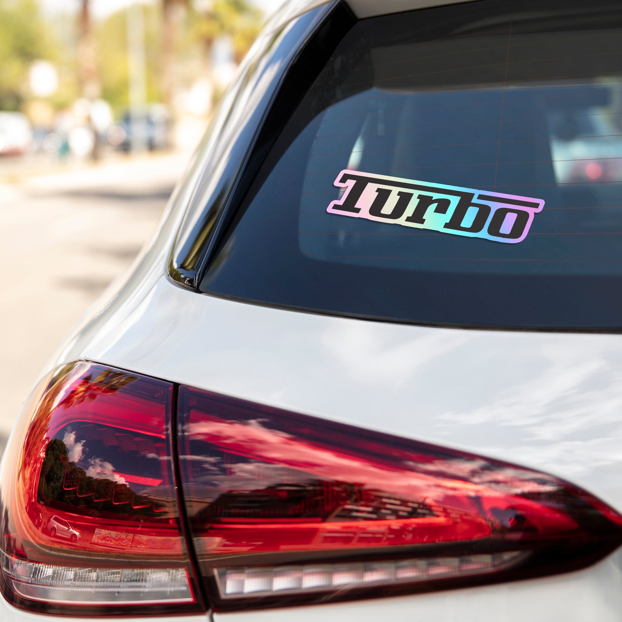 Turbo Holographic Stickers