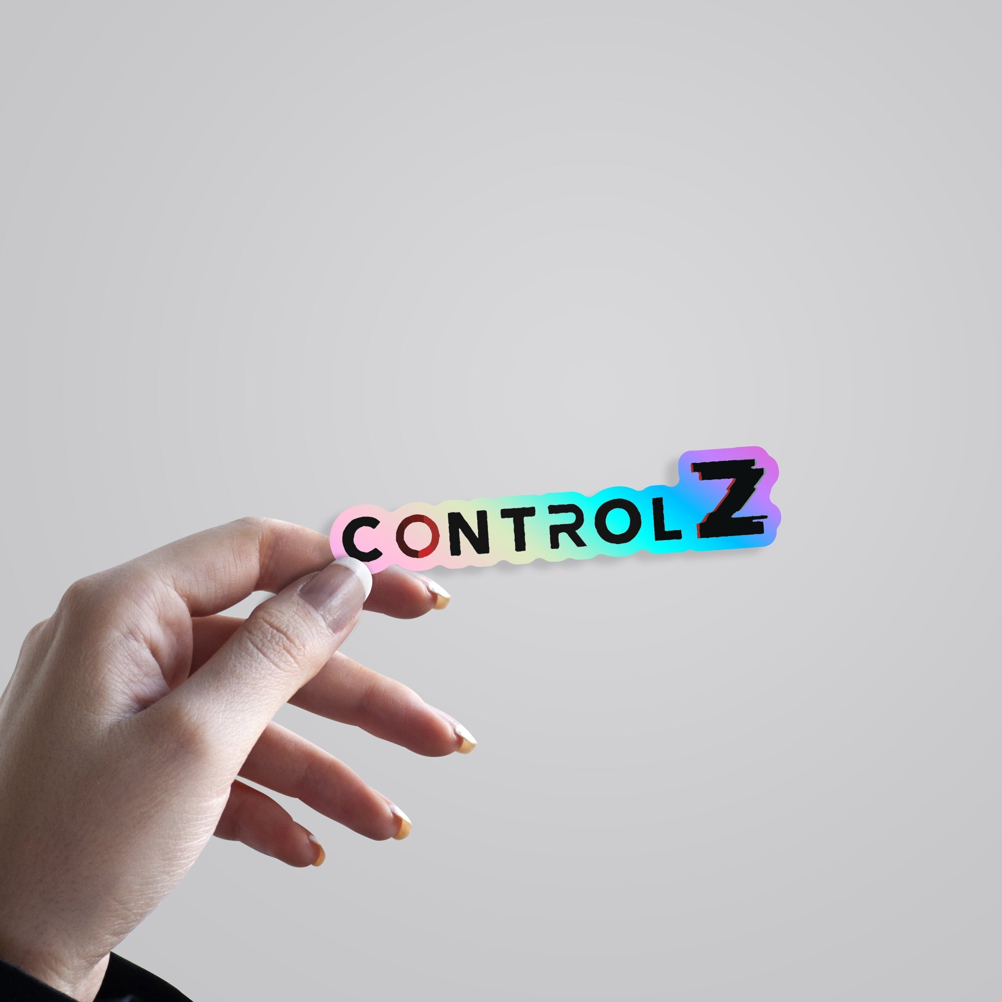 Control Z Holographic Stickers