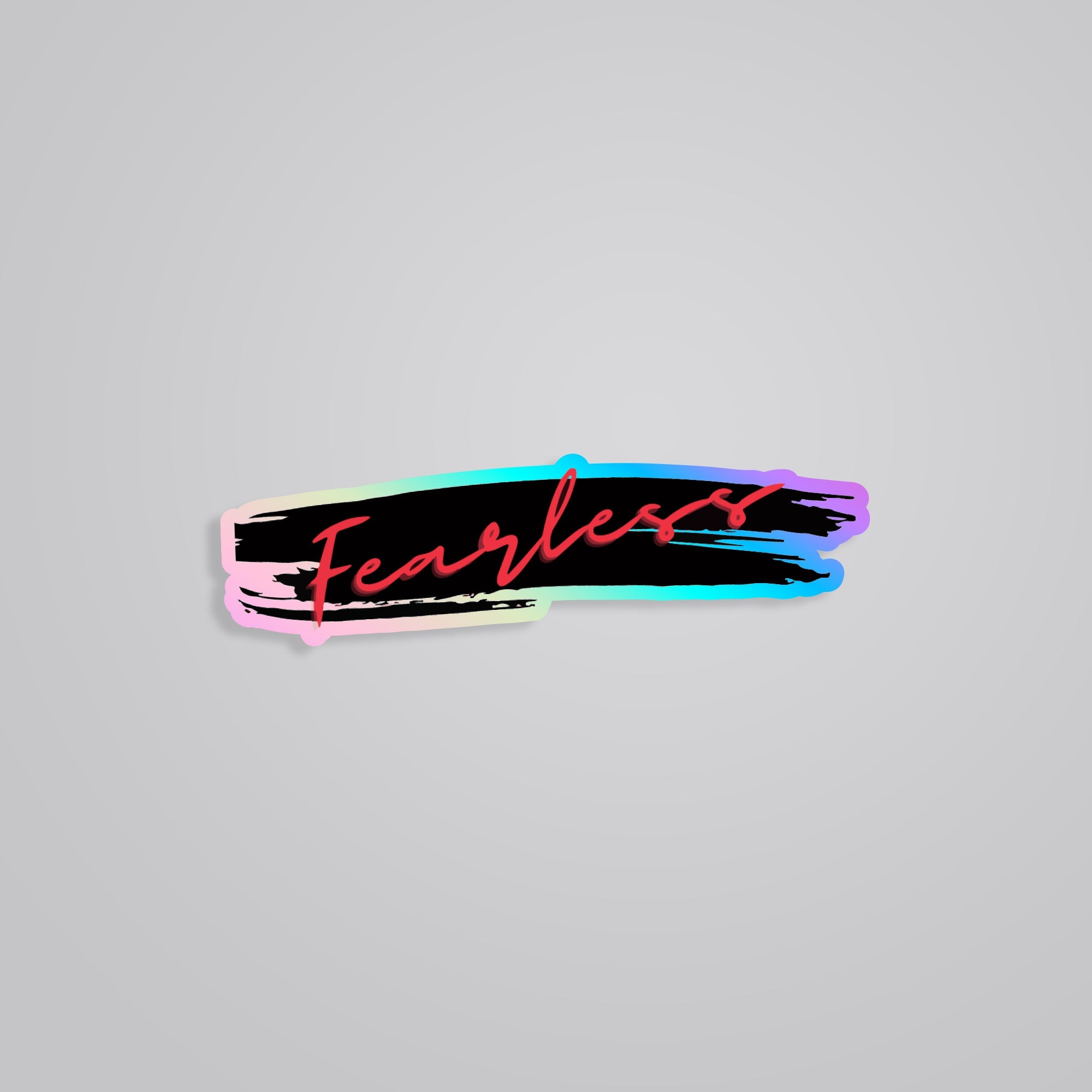 Fomo Store Holographic Stickers Casual Fearless
