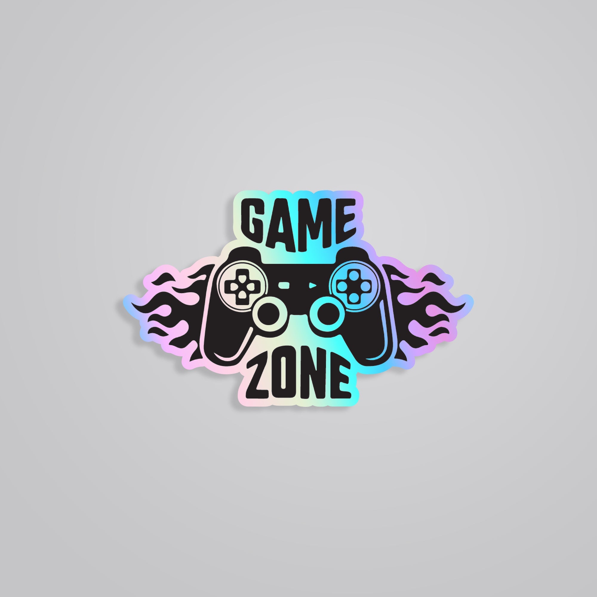 Fomo Store Holographic Stickers Casual Game Zone