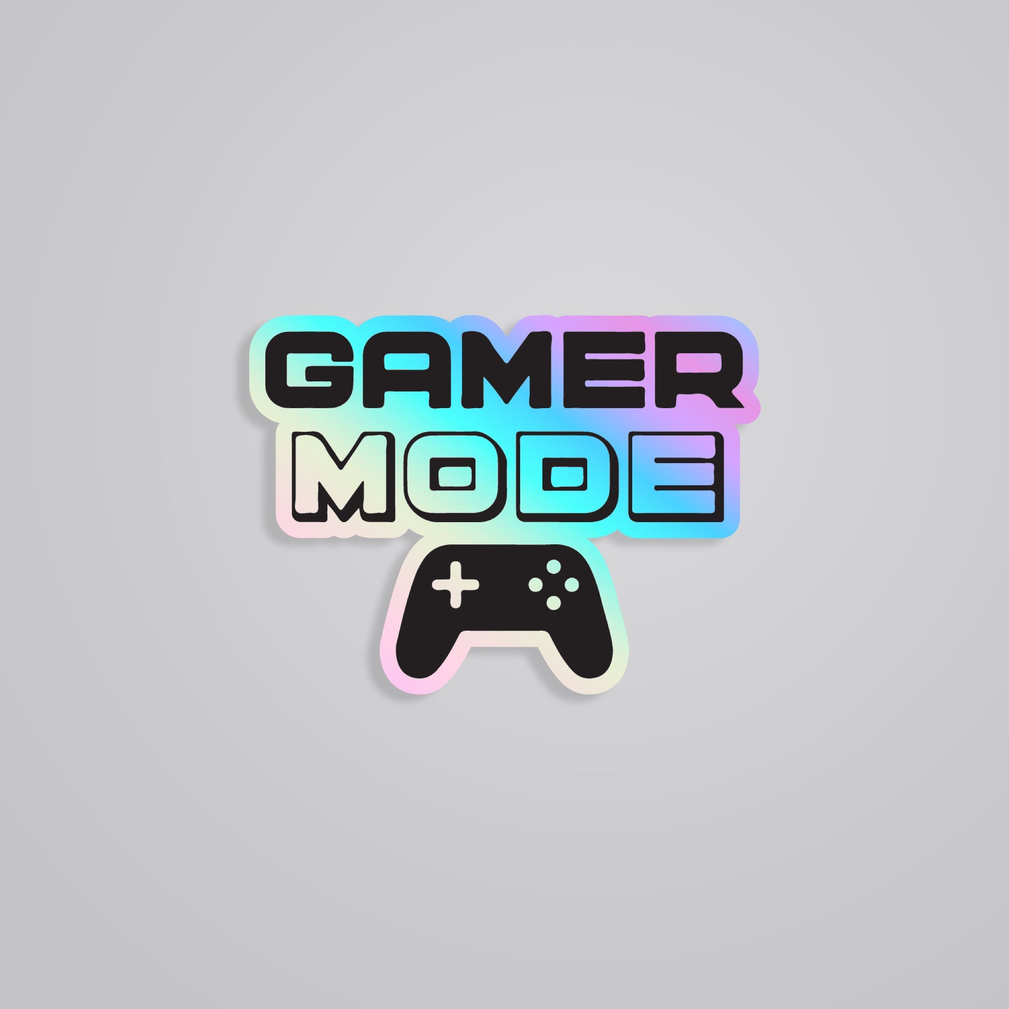 Fomo Store Holographic Stickers Casual Gamer Mode