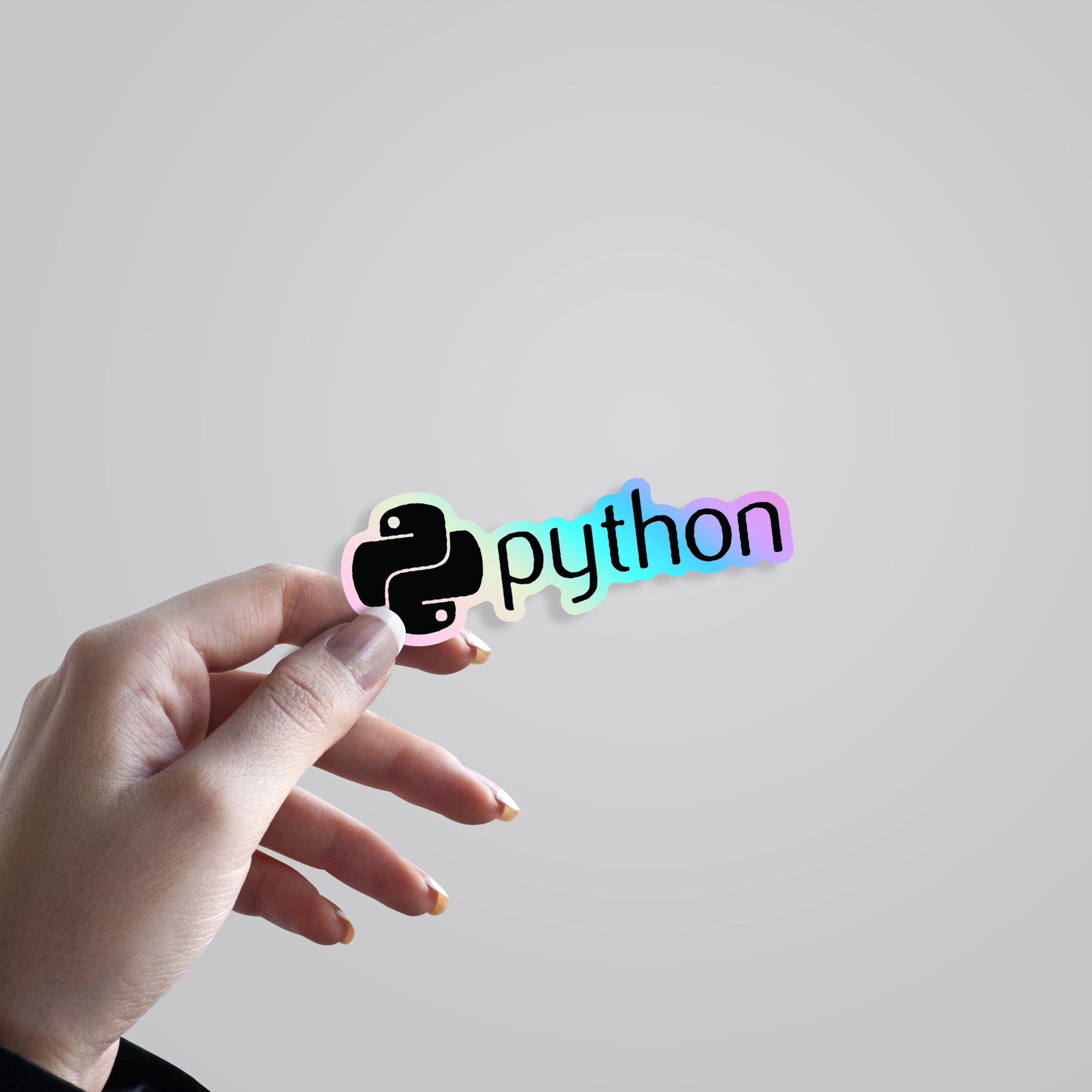 Python Holographic Stickers