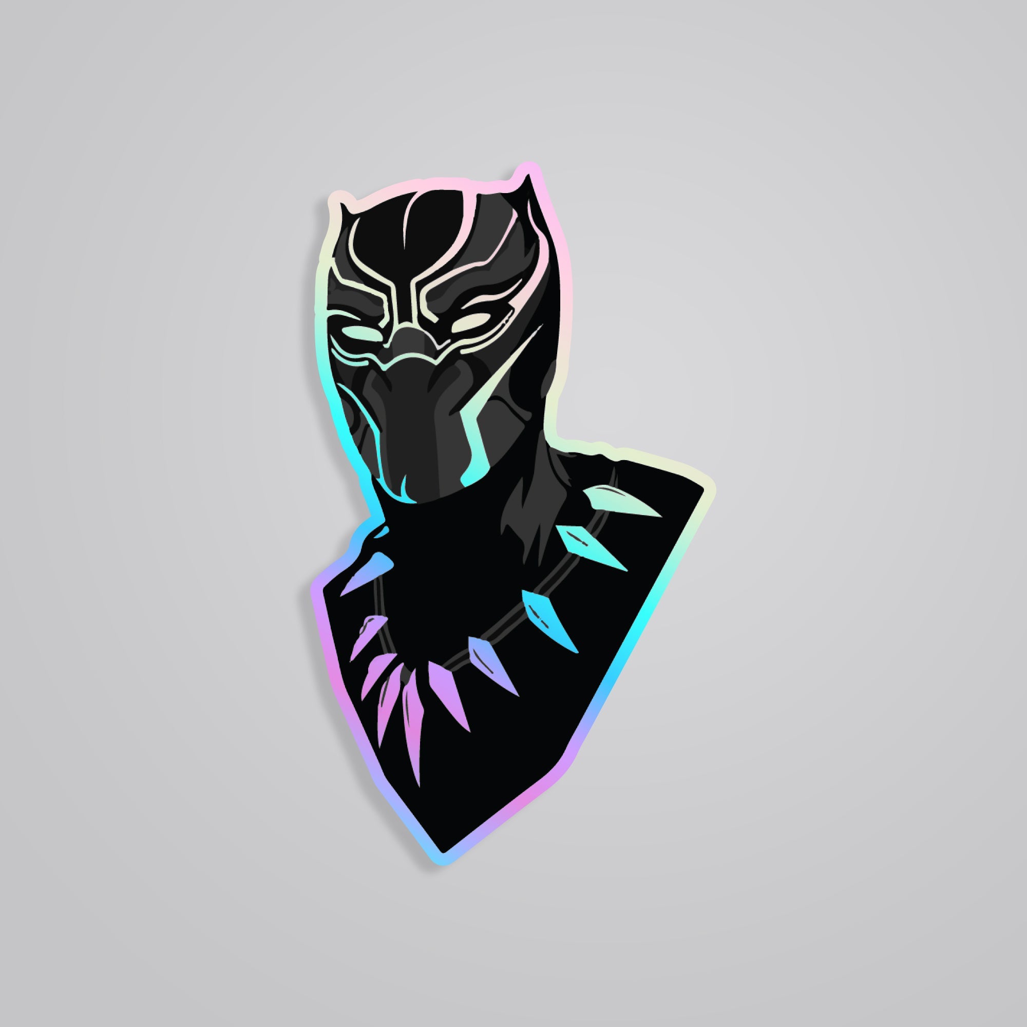 Fomo Store Holographic Stickers Movies Marvel Black Panther
