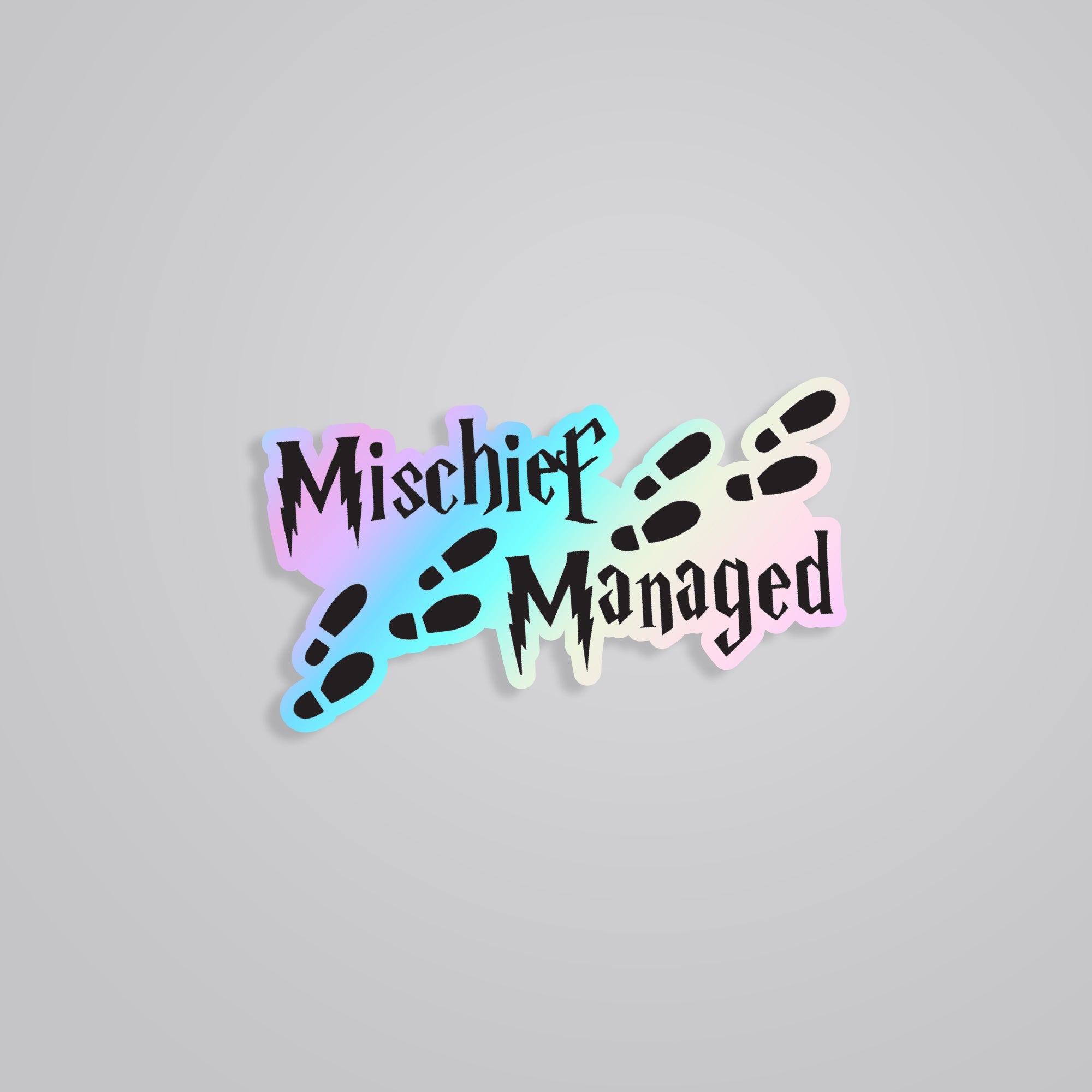 Fomo Store Holographic Stickers Movies Mischief Managed