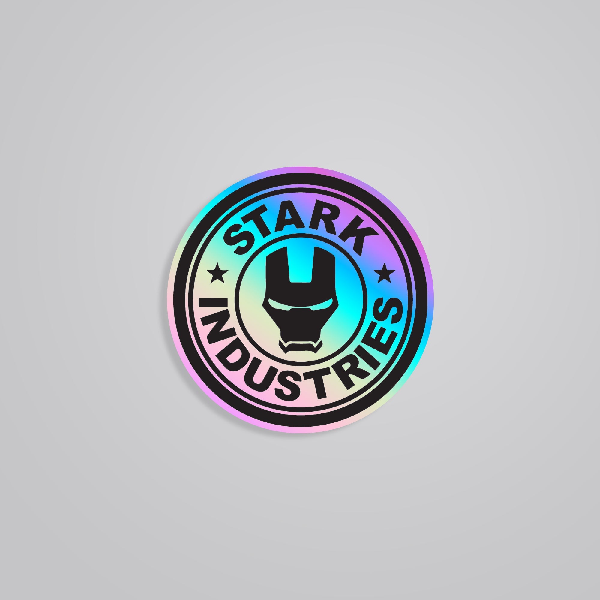 Fomo Store Holographic Stickers Movies Stark Industries