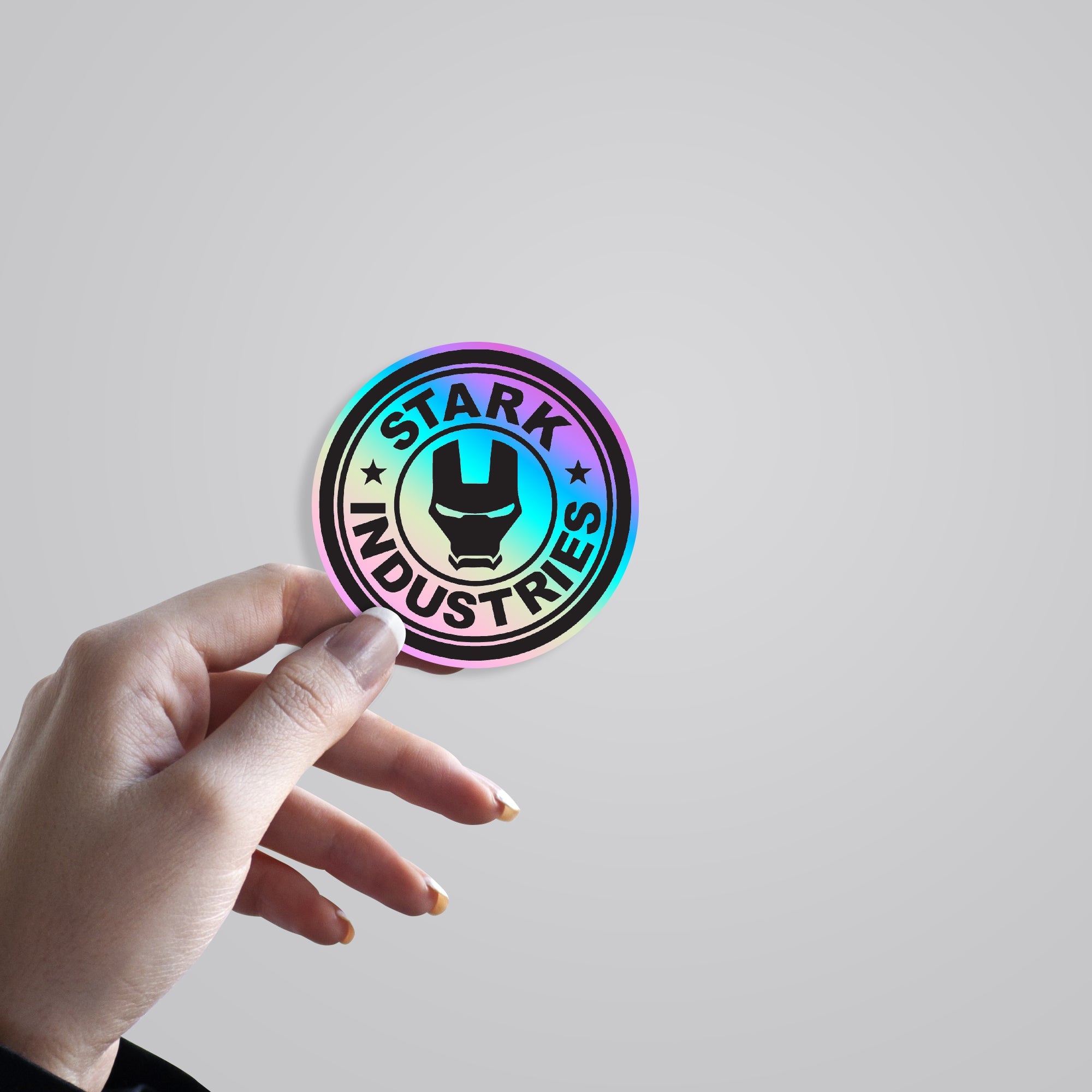 Stark Industries Holographic Stickers