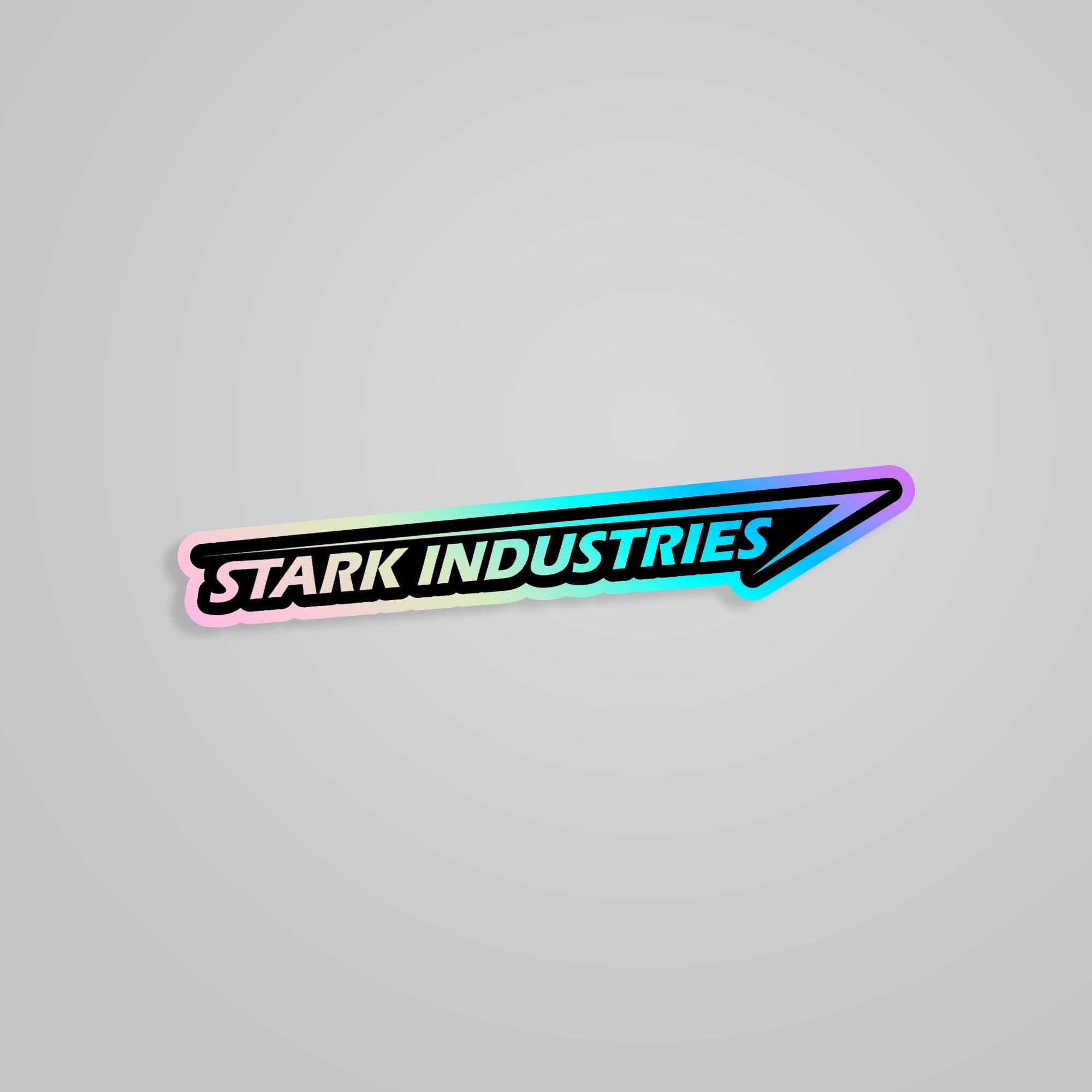 Fomo Store Holographic Stickers Movies Stark Industries Logo