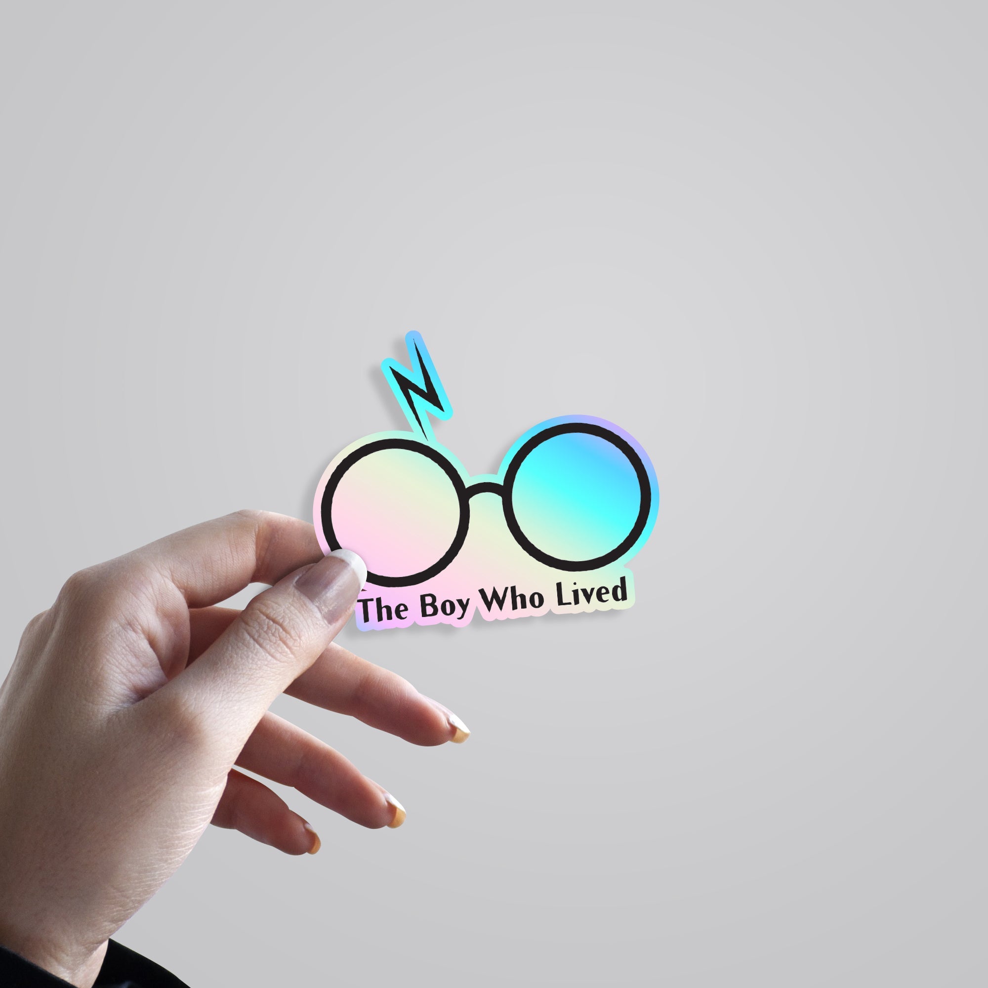 The Boy Who Lived Holographic Stickers