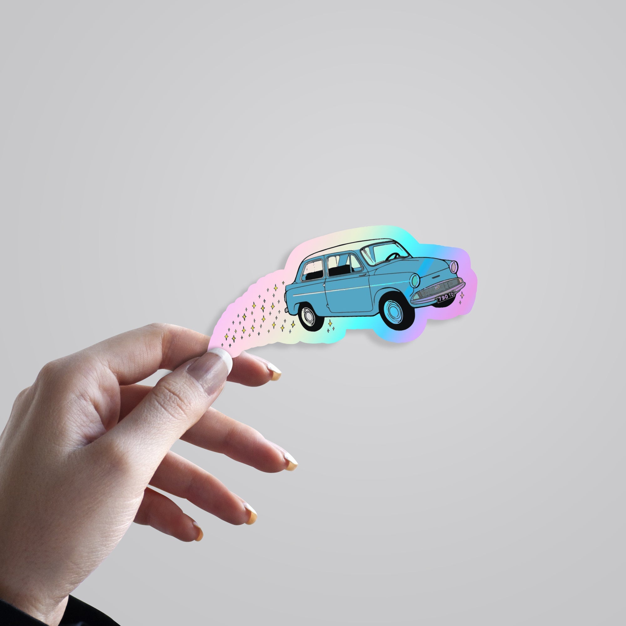 The Flying Ford Anglia Holographic Stickers