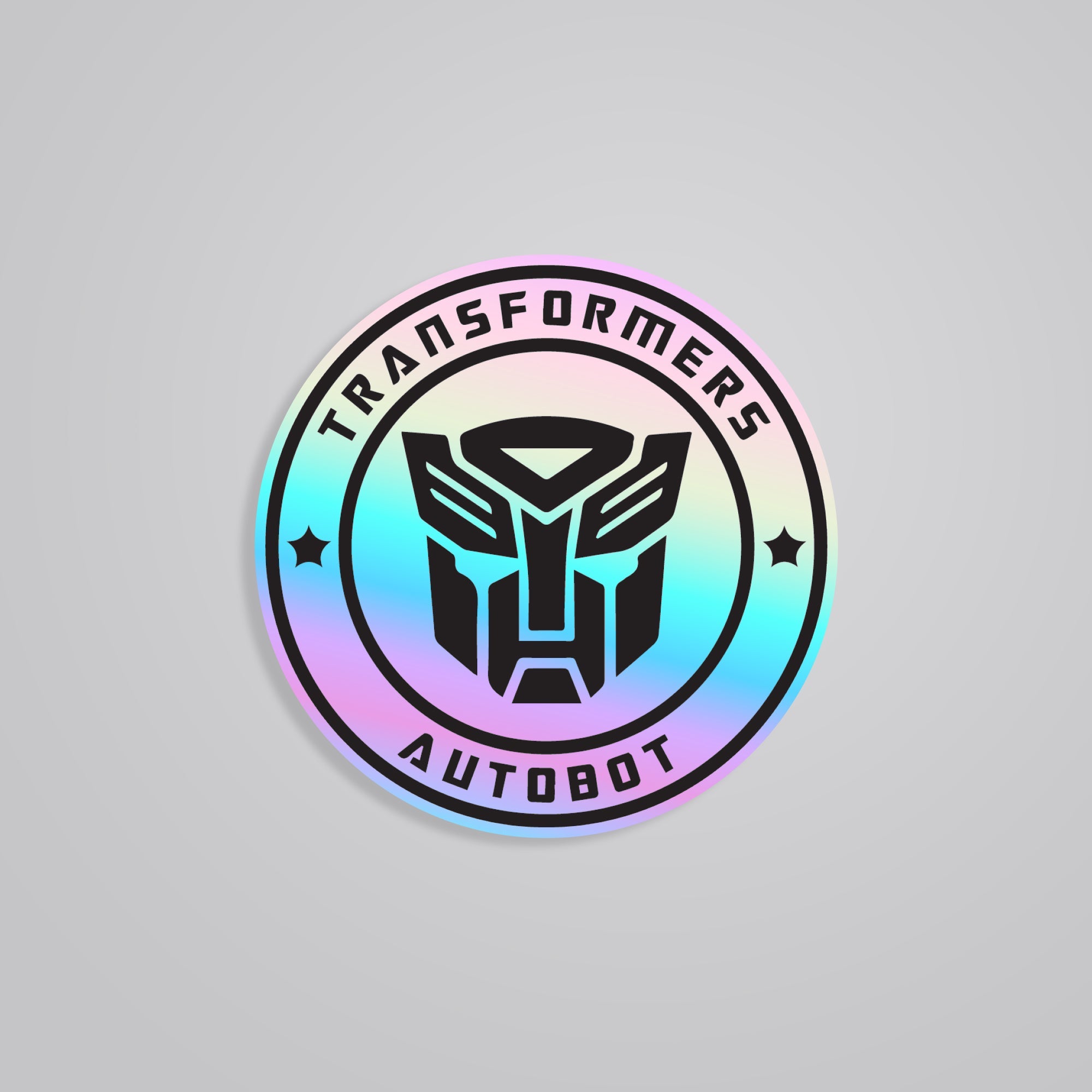 Fomo Store Holographic Stickers Movies Transformers Autobot