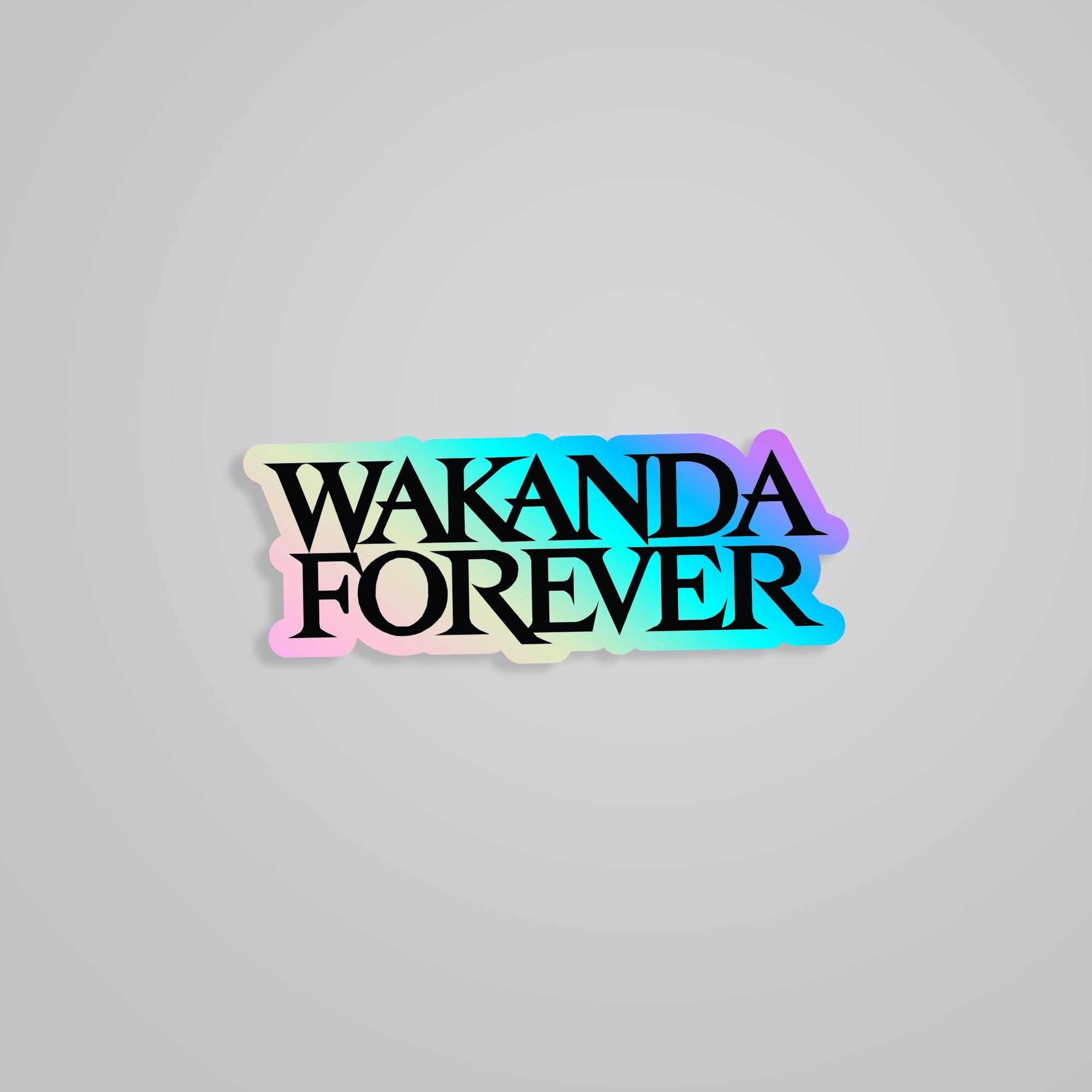 Fomo Store Holographic Stickers Movies Wakanda Forever