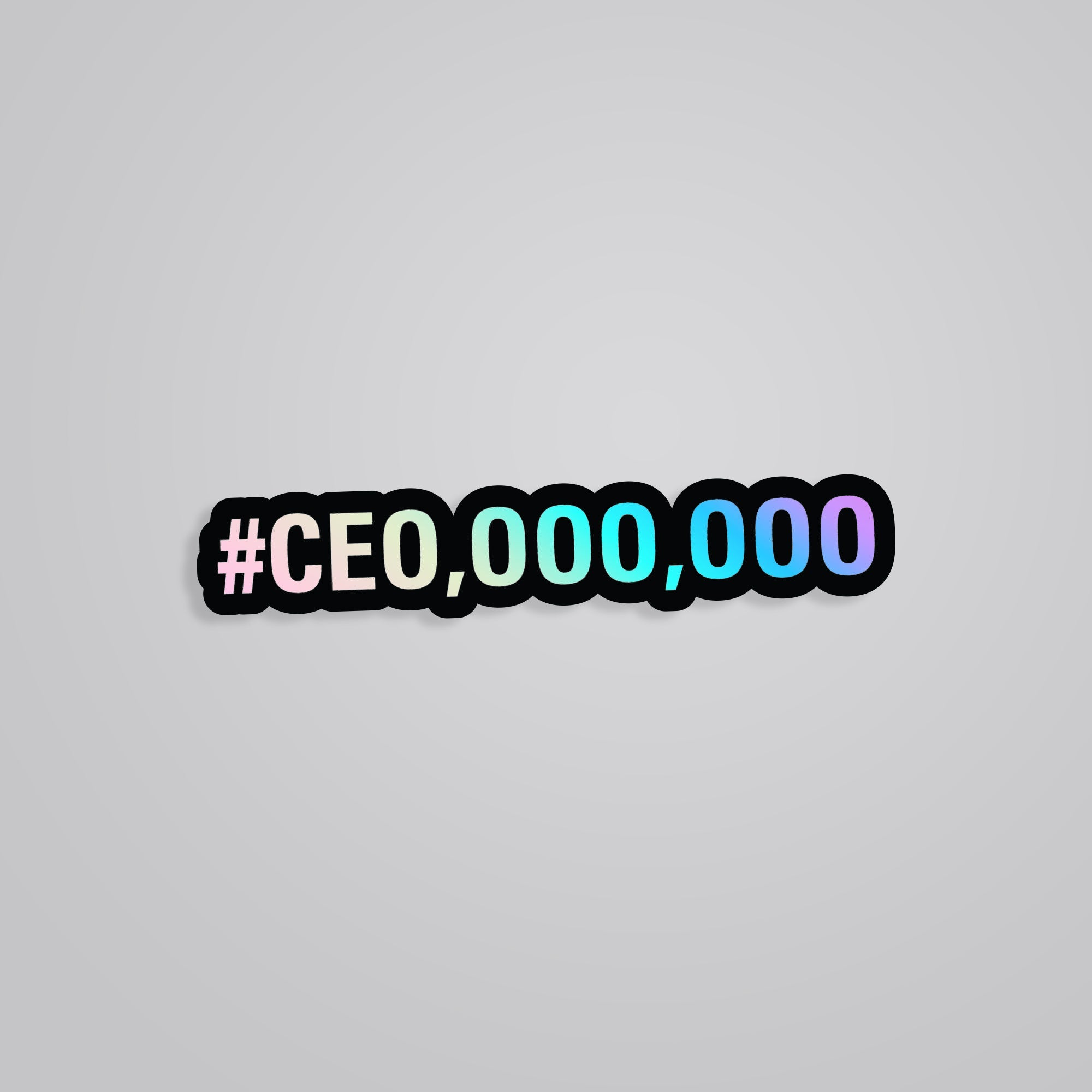 Fomo Store Holographic Stickers Witty CEO