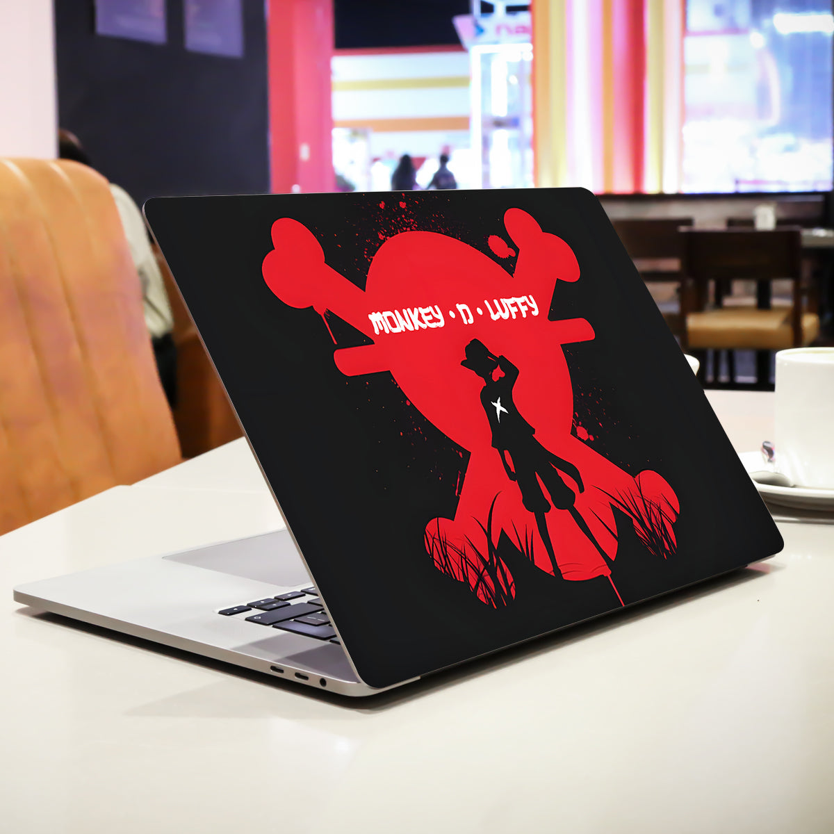 Monkey D Luffy In Red Skull Anime Laptop Skin