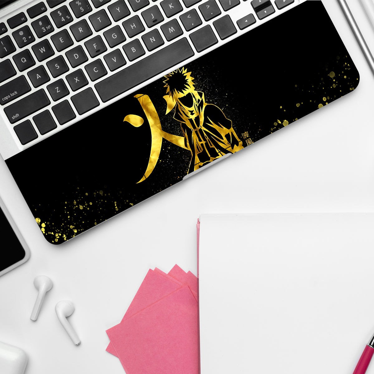 Namikaze Minato in Golden Splendor Anime Laptop Skin