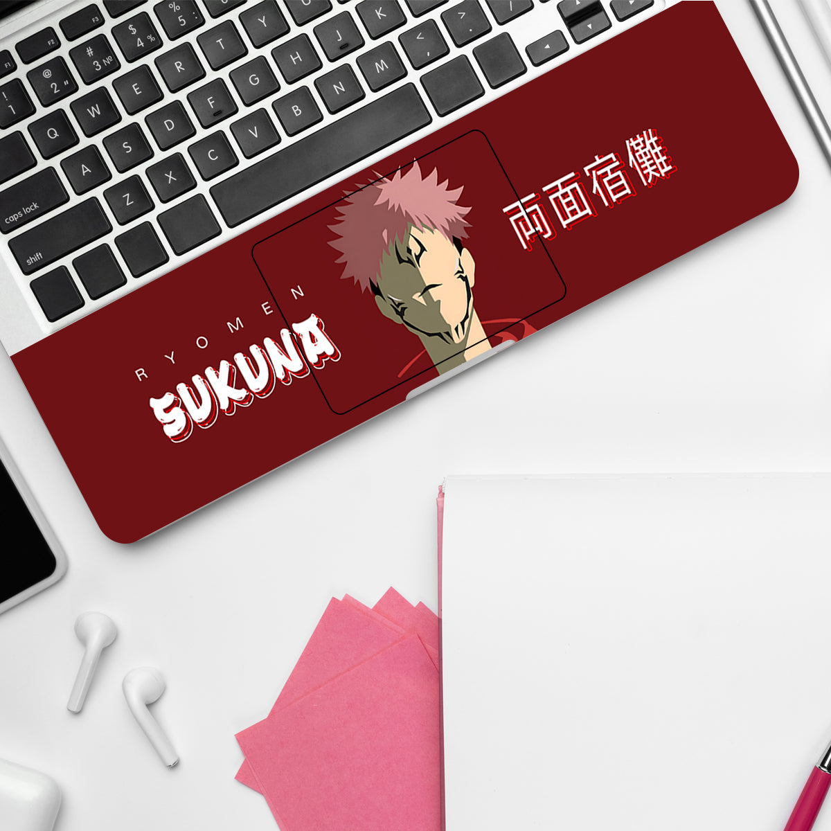 Ryomen Sukuna Minimalist Anime Laptop Skin