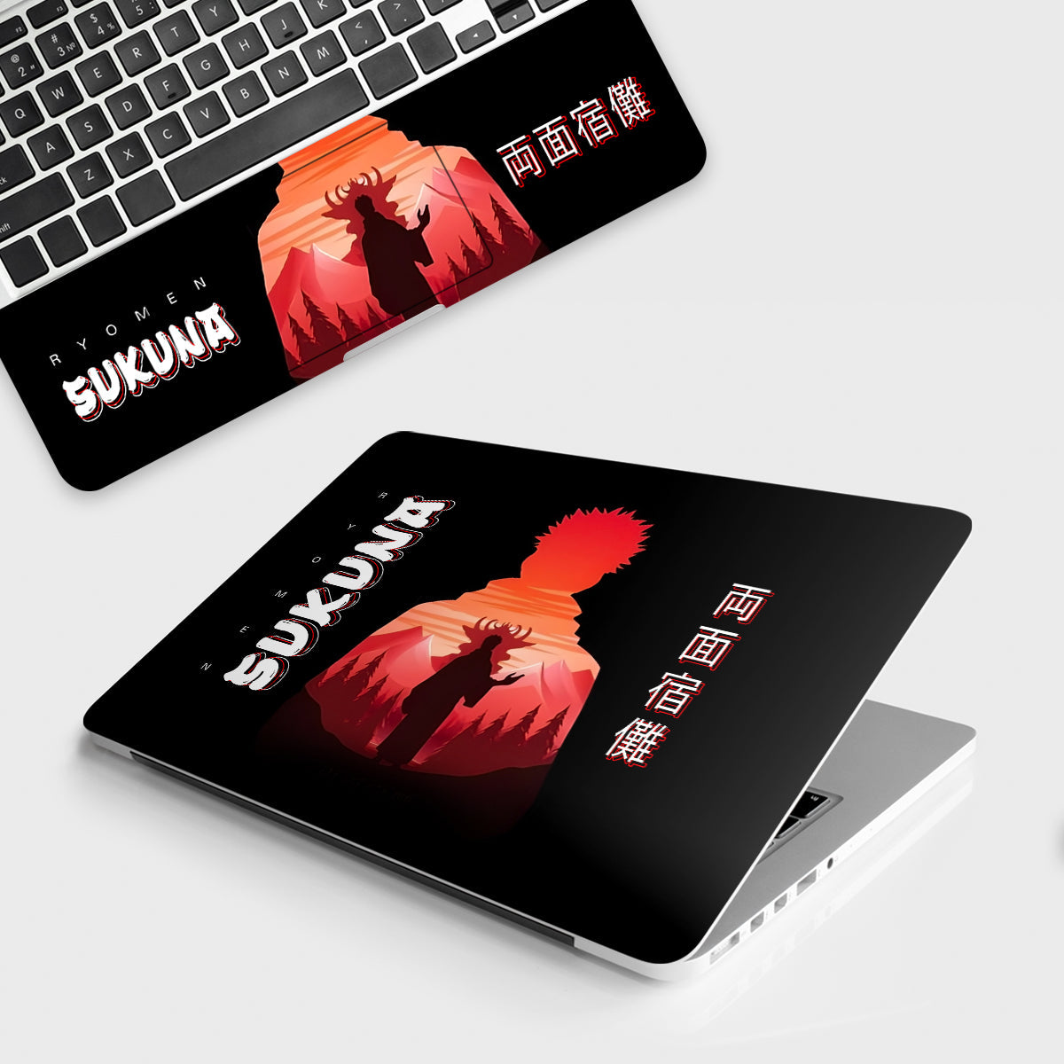 Fomo Store Laptop Skins Anime Ryomen Sukuna Silhouette