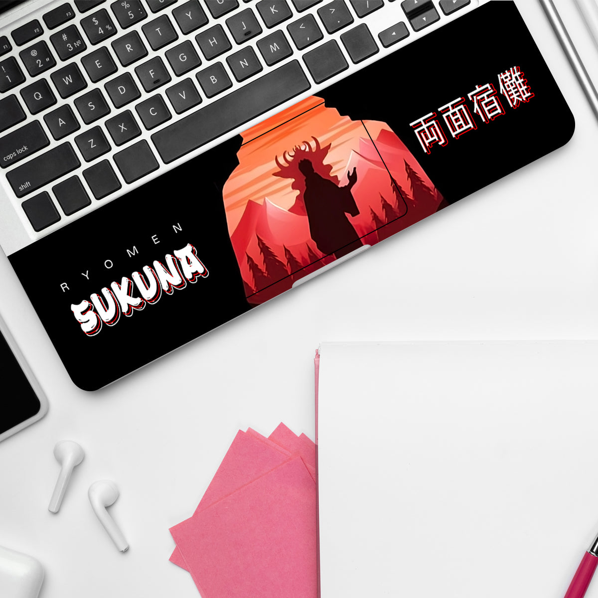 Ryomen Sukuna Silhouette Anime Laptop Skin