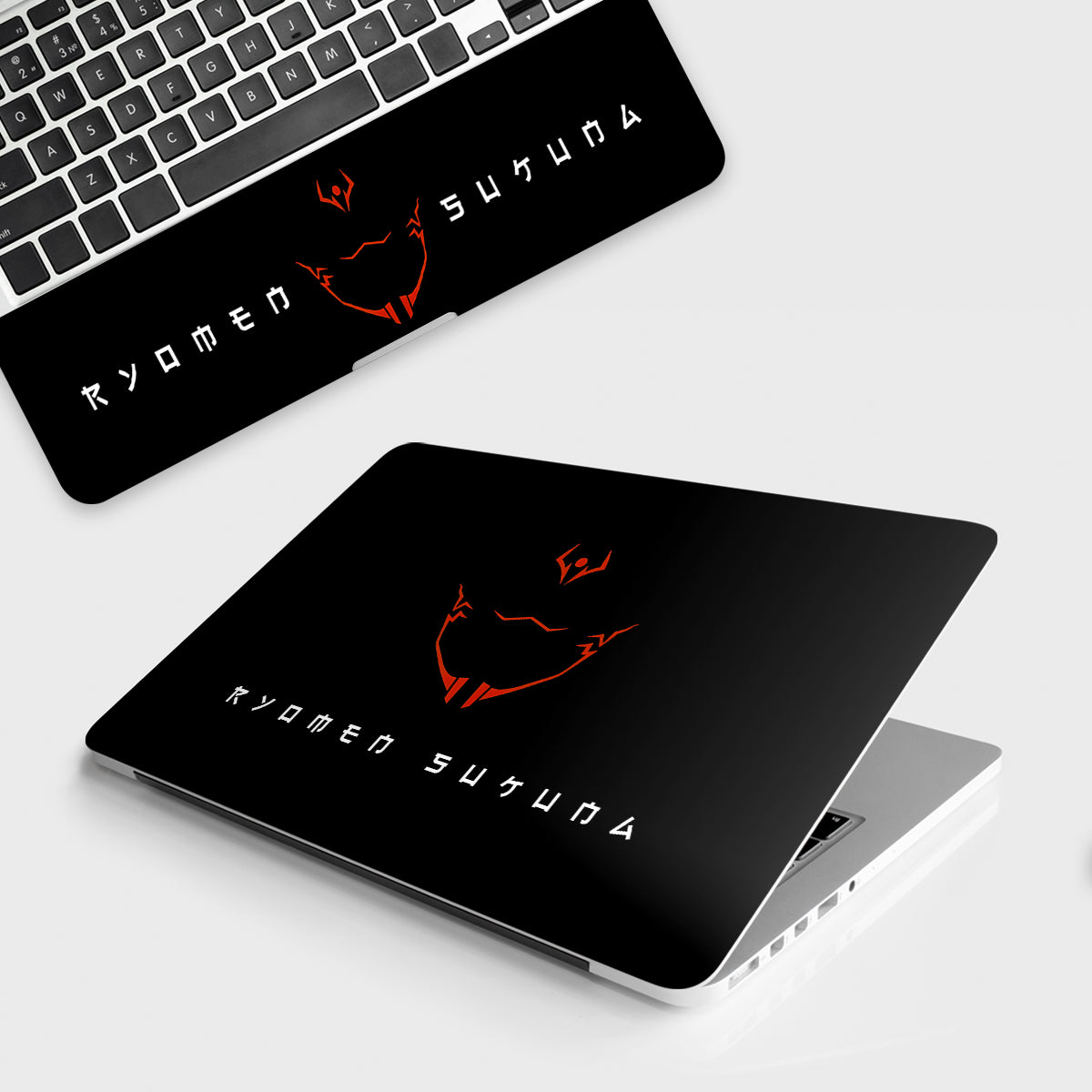 Fomo Store Laptop Skins Anime Sukuna's Curse Mark in Red