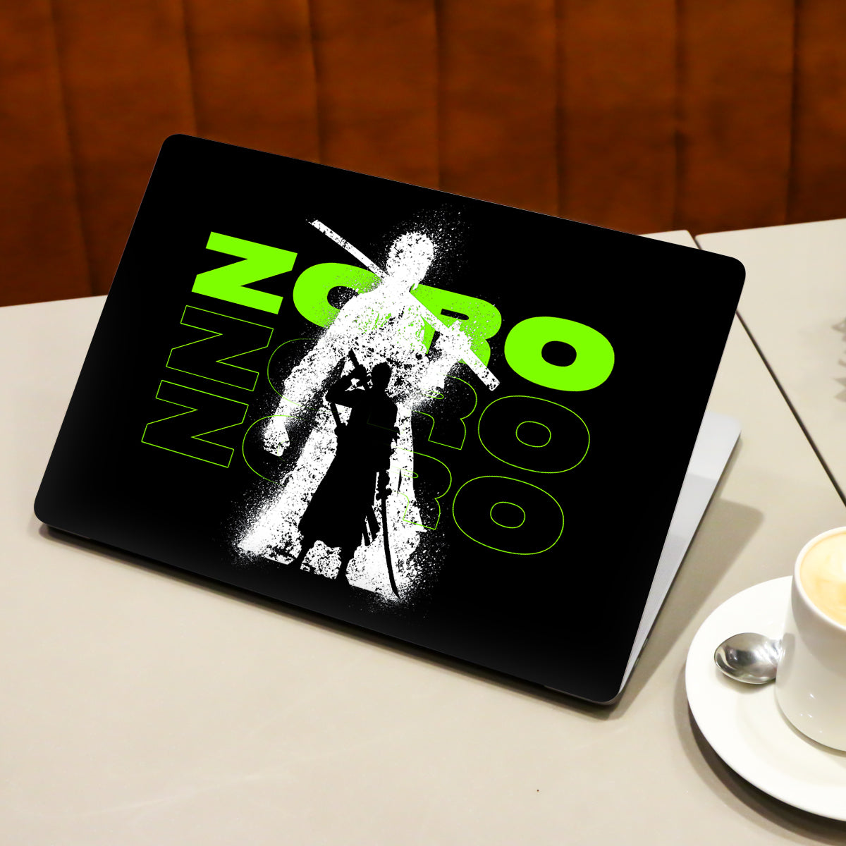 Zoro In Green Anime Laptop Skin