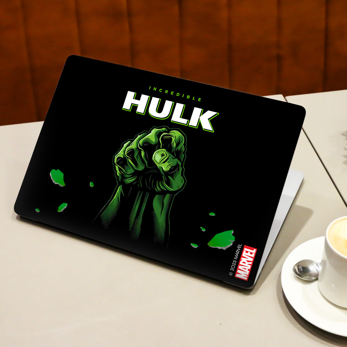 Incredible Hulk Fist Comic Laptop Skin