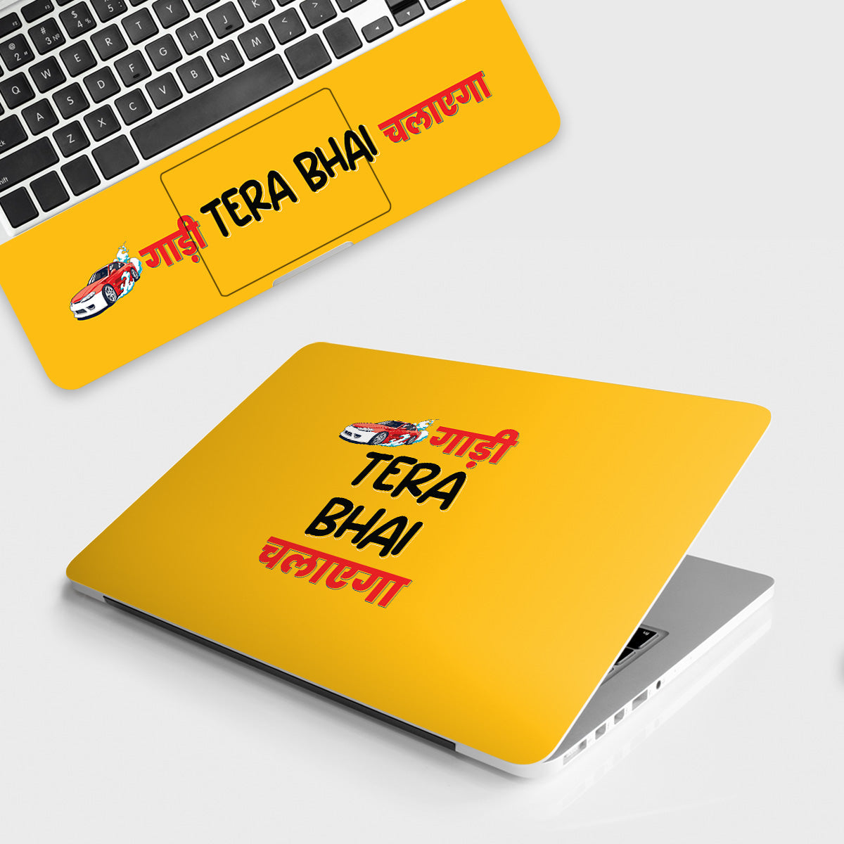 Fomo Store Laptop Skins Miscellaneous Gaadi Tera Bhai Chalayega