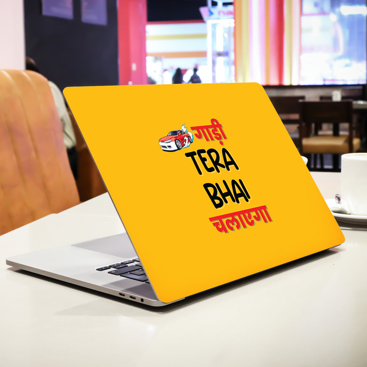 Gaadi Tera Bhai Chalayega Laptop Skin