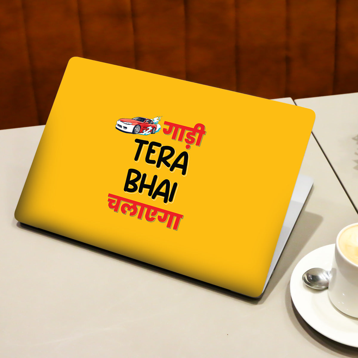 Gaadi Tera Bhai Chalayega Laptop Skin