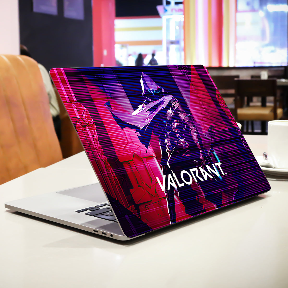 Valorant Omen in Glitching Design Gaming Laptop Skin