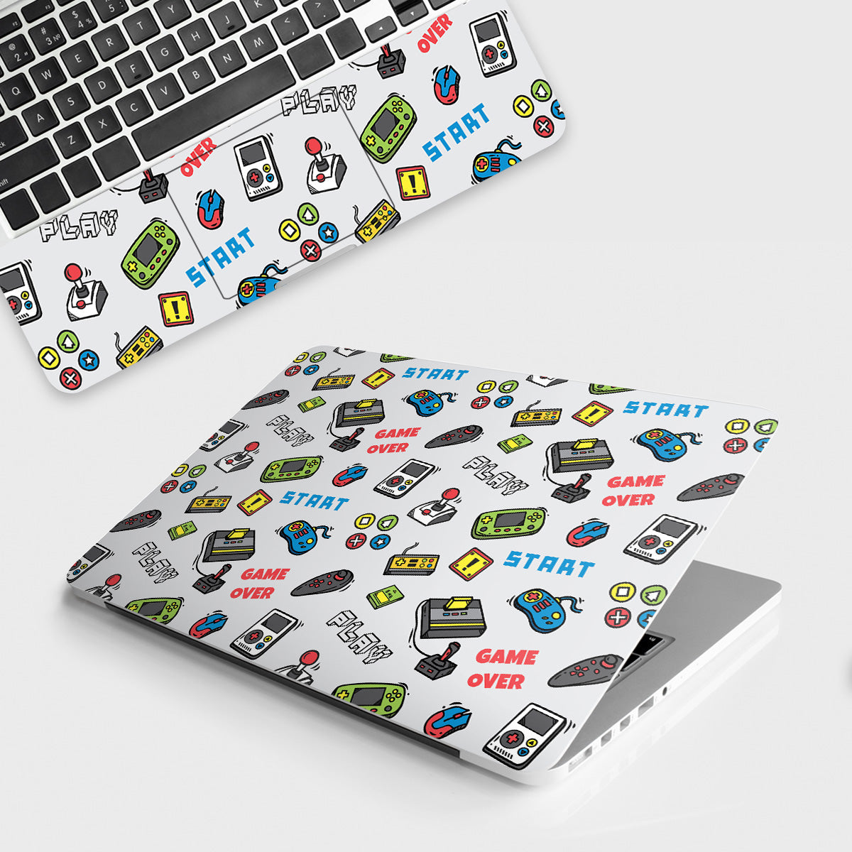 Fomo Store Laptop Skins Gaming Video Games Icon Pattern