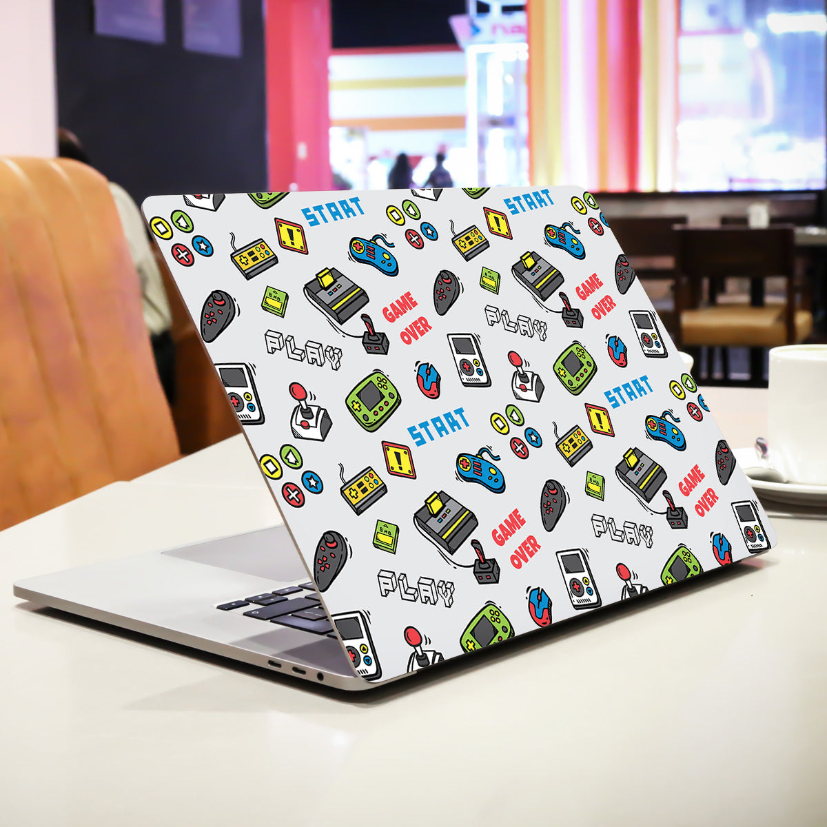 Video Games Icon Pattern Gaming Laptop Skin