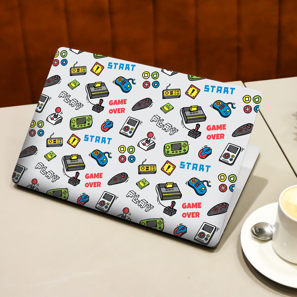 Video Games Icon Pattern Gaming Laptop Skin