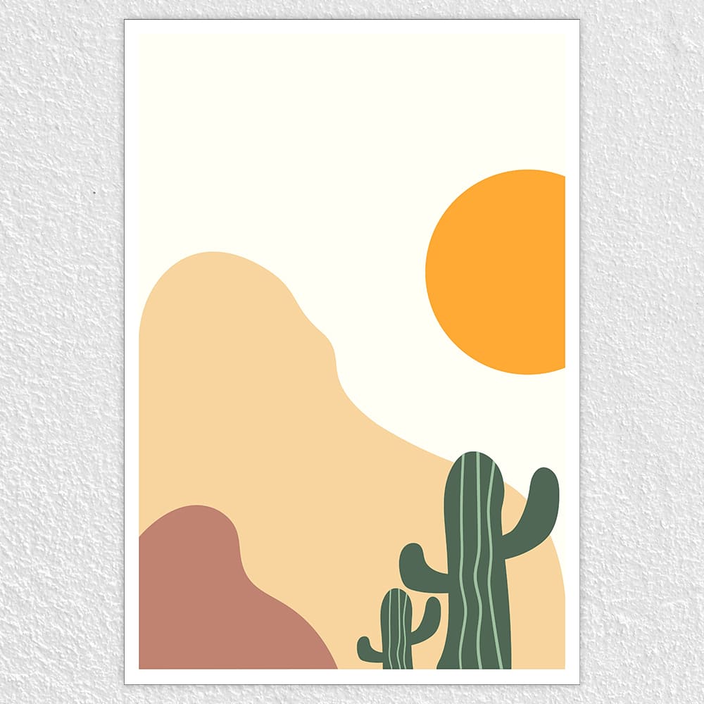 Fomo Store Posters Abstract Minimalist Desert 