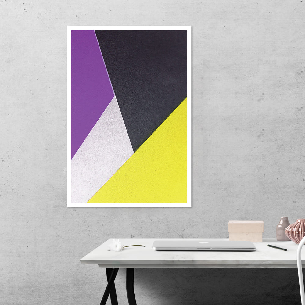 Multiple Colours Abstract Poster