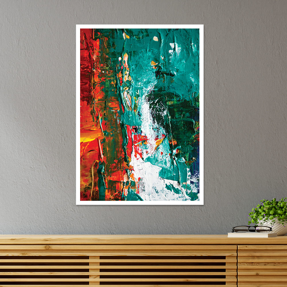 Oil Art Abstract Poster