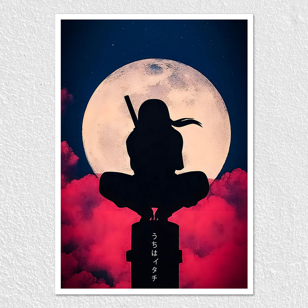 Fomo Store Posters Anime Beneath the Moon Uchiha Itachi