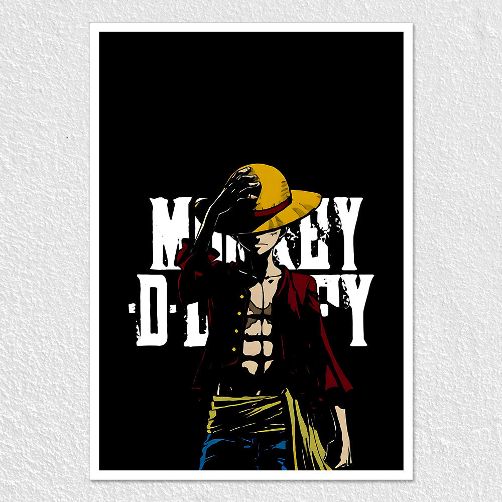 Brothers Innovation Posters Anime Monkey D Luffy Straw Hat