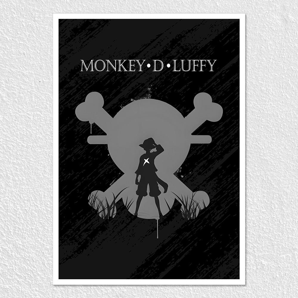 Brothers Innovation Posters Anime Monkey D Luffy in Skull