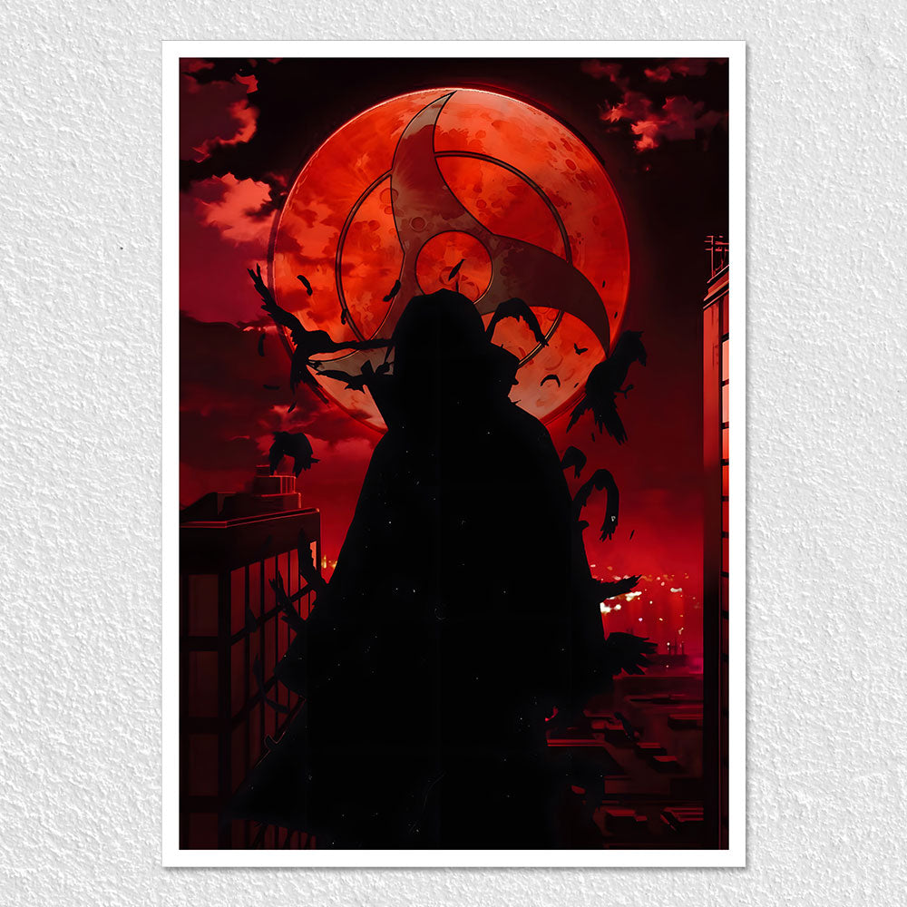Fomo Store Posters Anime Shadow of Itachi The Eternal Mangekyou