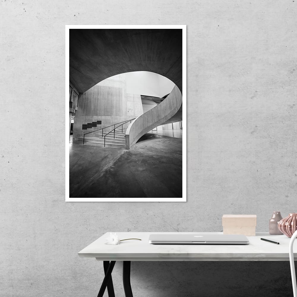 Beautiful Spiral Architecture Poster