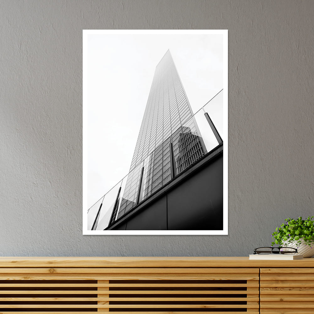 Glass Building Architecture Poster
