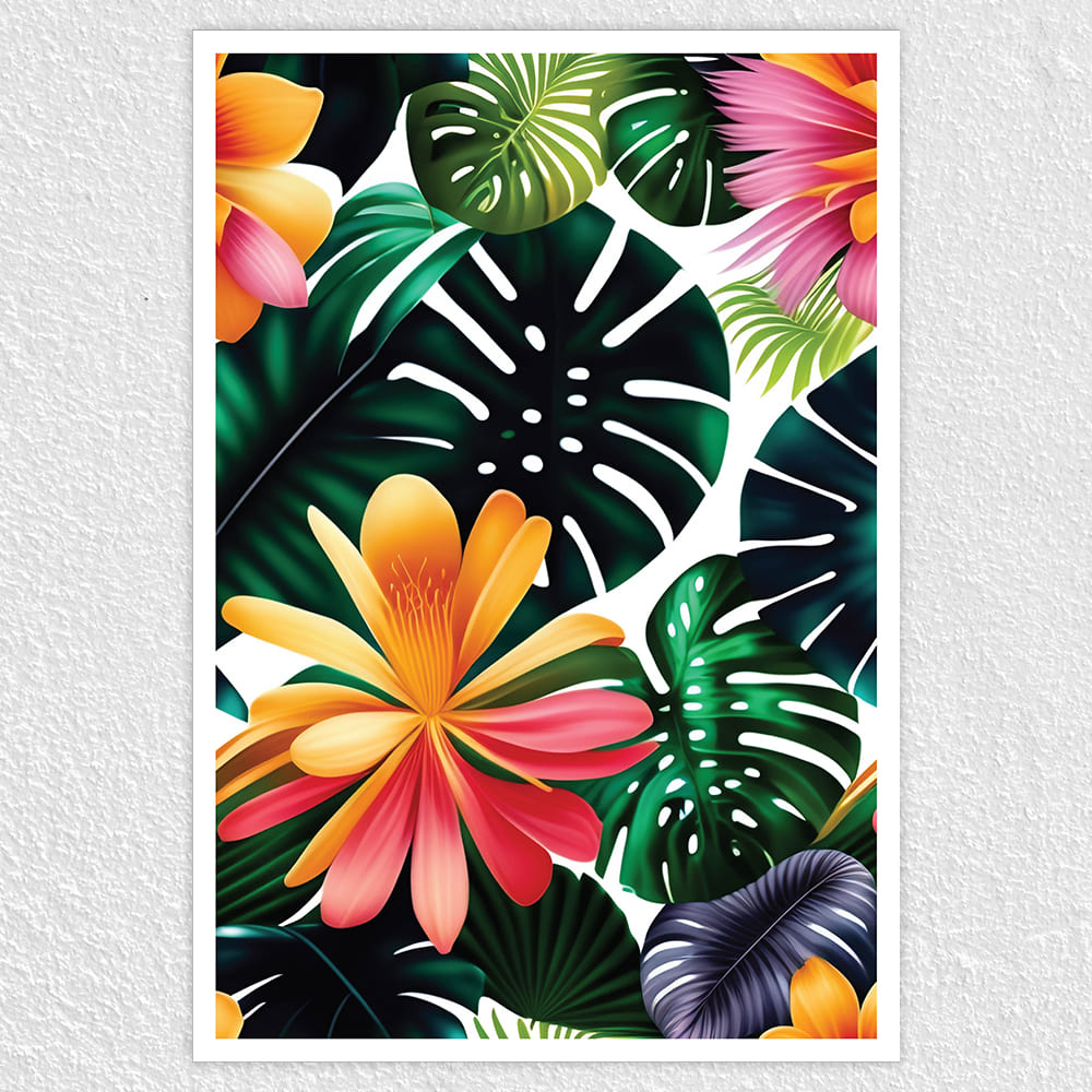 Fomo Store Posters Botanical Colorful Big Florals  