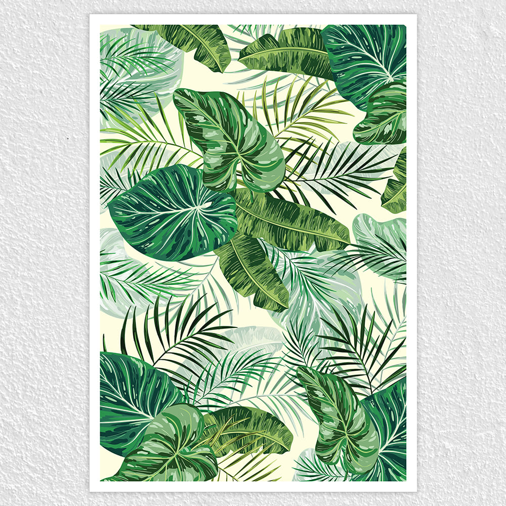 Fomo Store Posters Botanical Green Leaves  