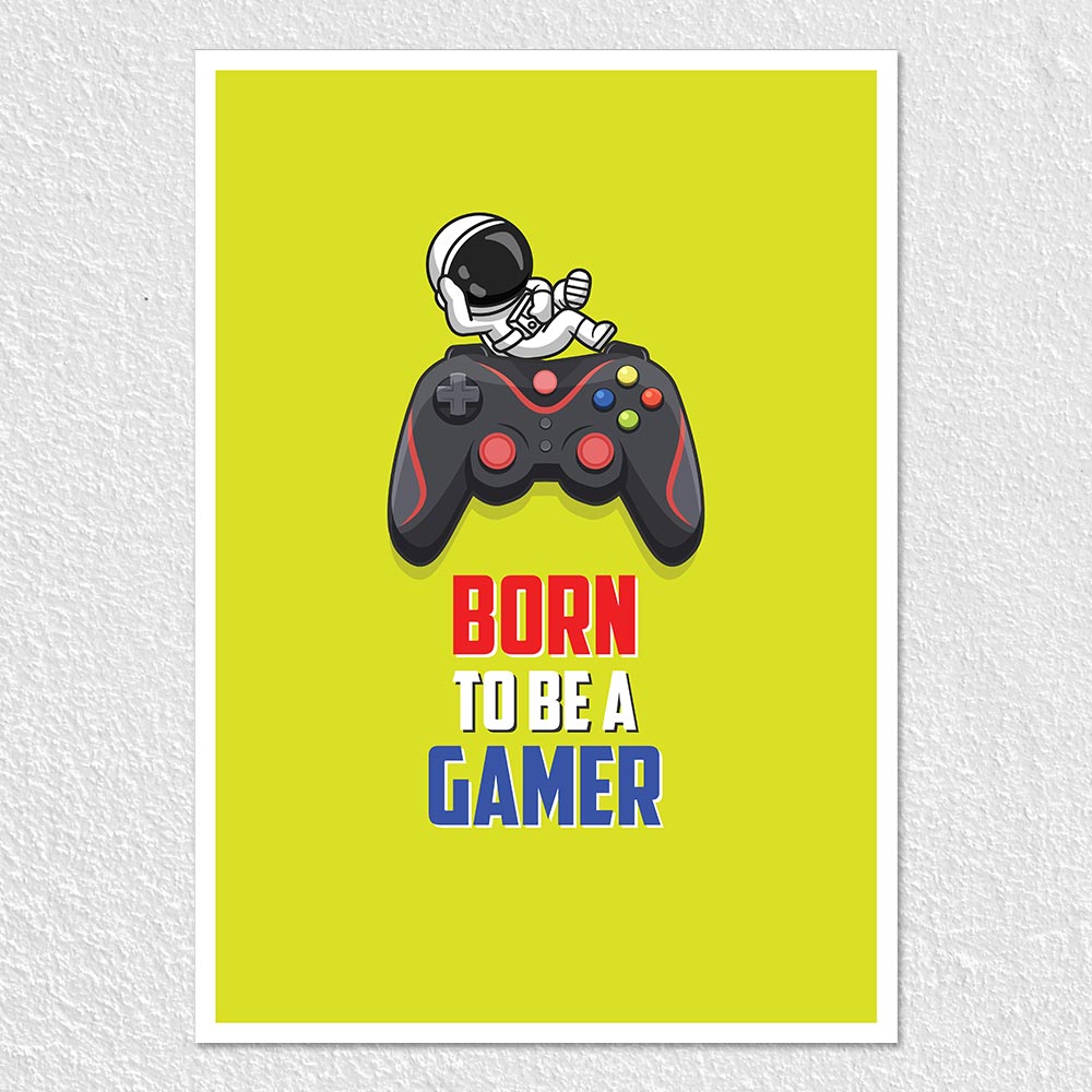 Fomo Store Posters Gaming Born to be a Gamer