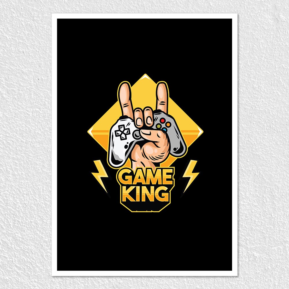 Fomo Store Posters Gaming Game King