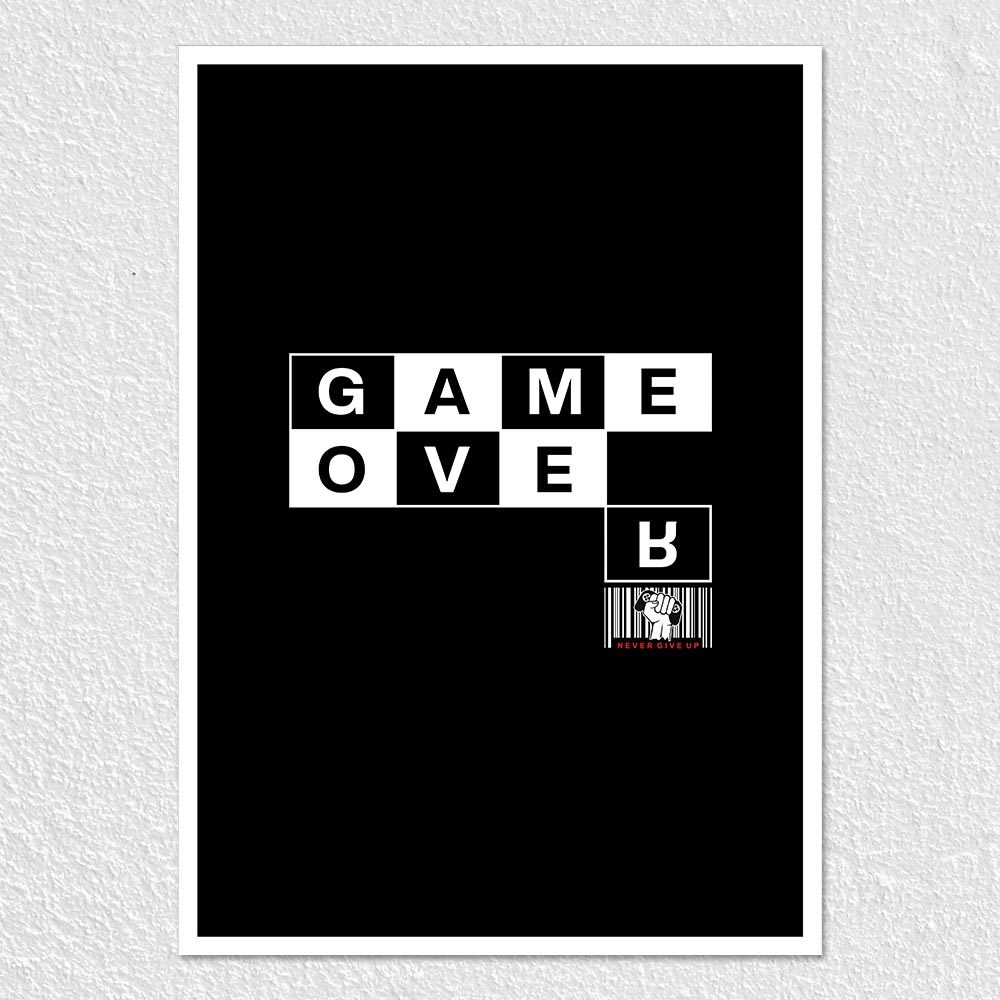 Fomo Store Posters Gaming Game Over
