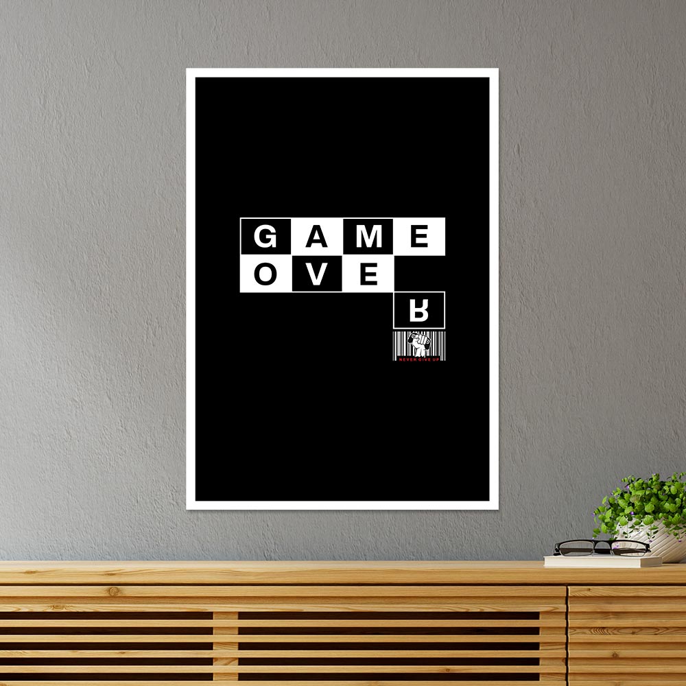 Game Over Gaming Poster