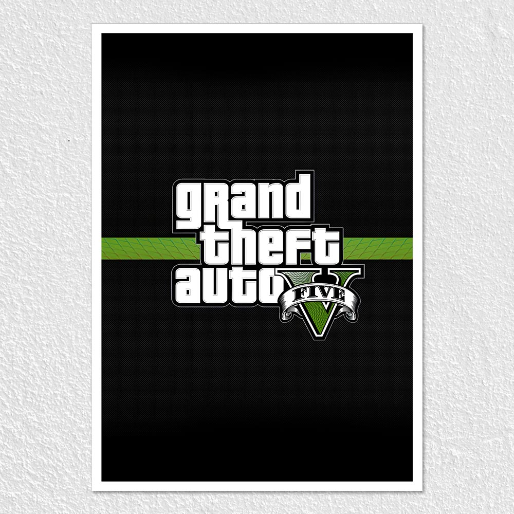 Fomo Store Posters Gaming Grand Theft Auto 5 Logo