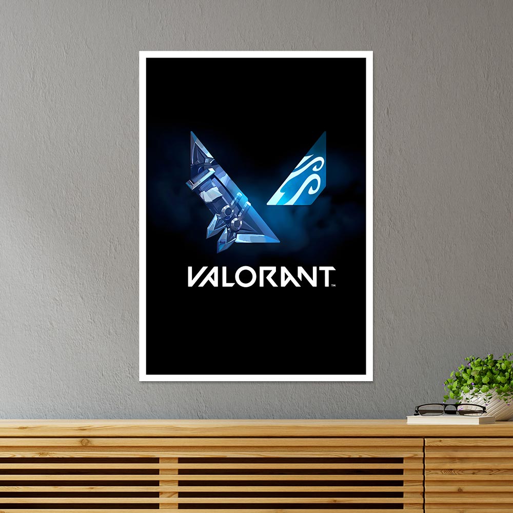 Valorant in Luminous Blue Gaming Poster