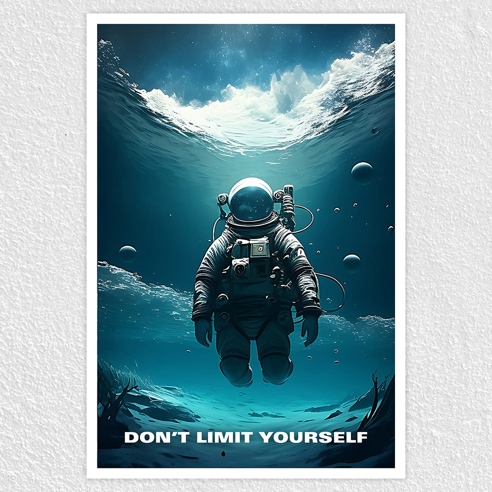 Fomo Store Posters Motivational Don’t Limit Yourself